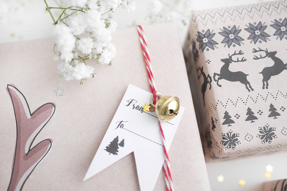 Des étiquettes de cadeaux printables à imprimer chez vous