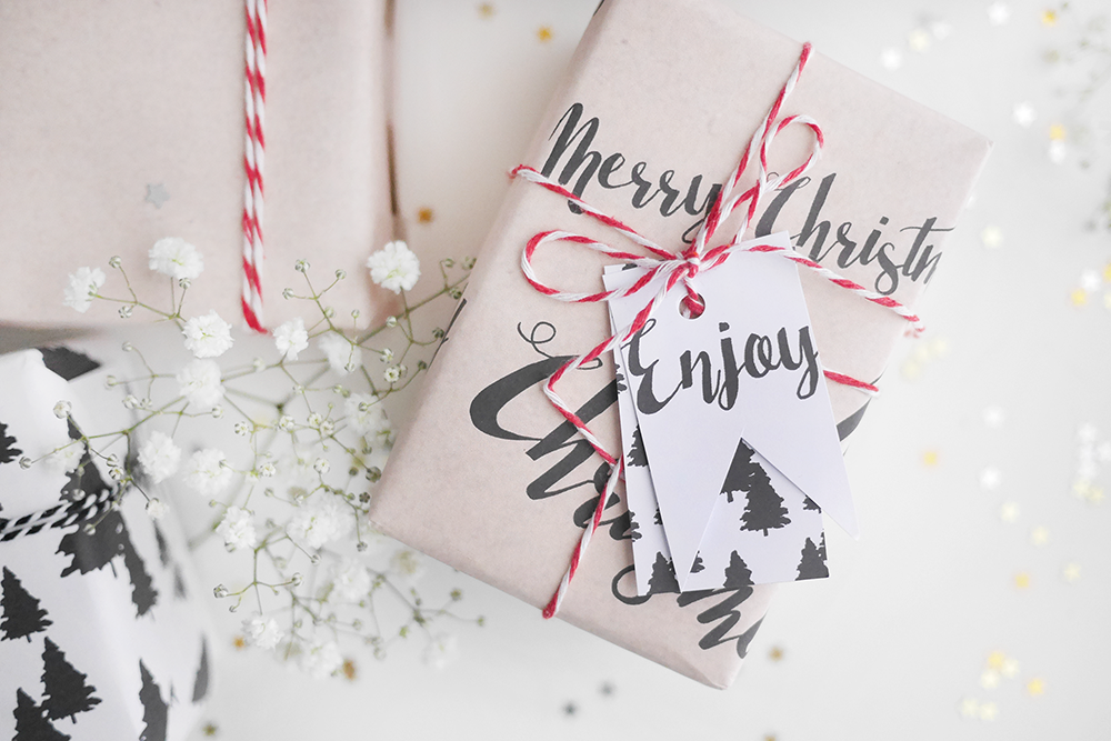 étiquettes cadeaux printables