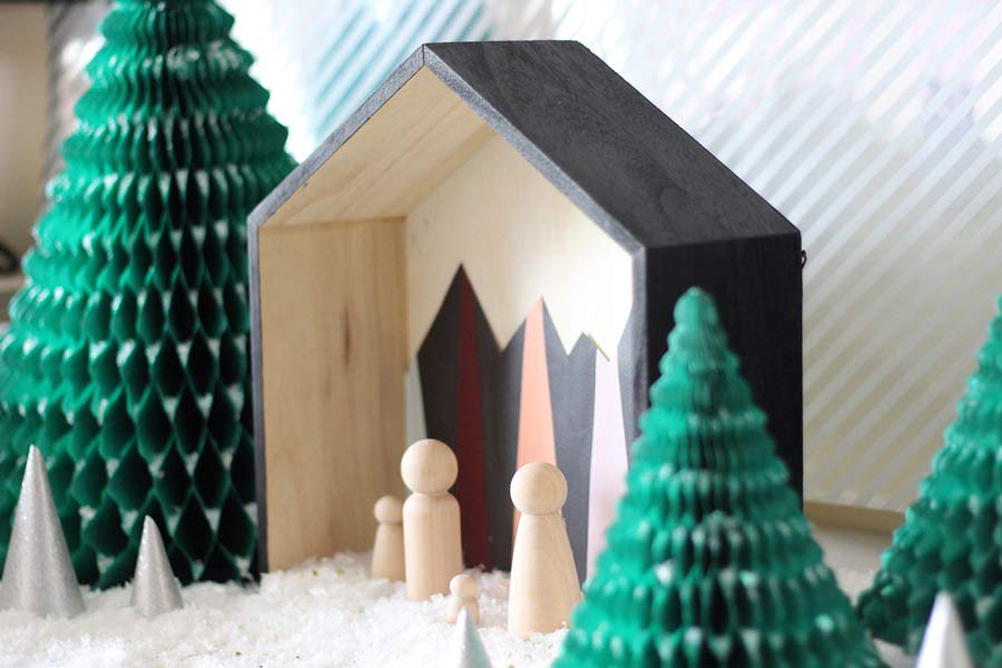 DIY crèche de Noël