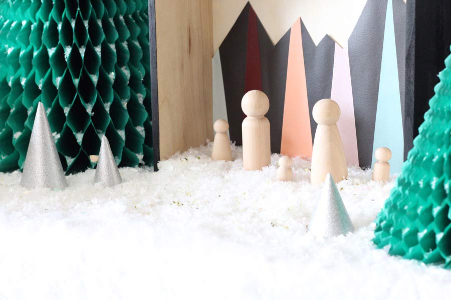 DIY crèche de Noël