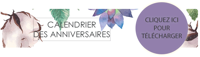 calendrier anniversaires