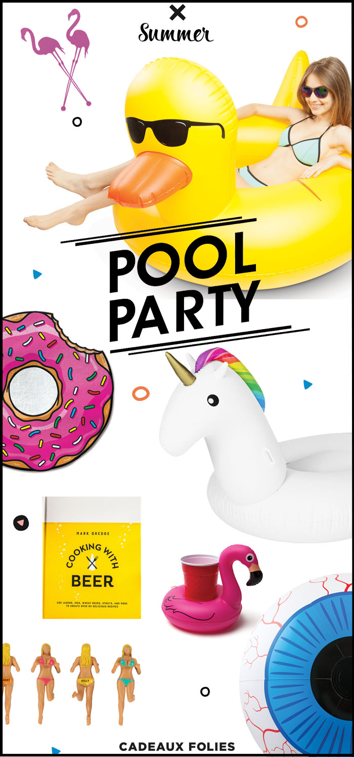 Comment réussir sa Pool Party avec 12 idées de gadget