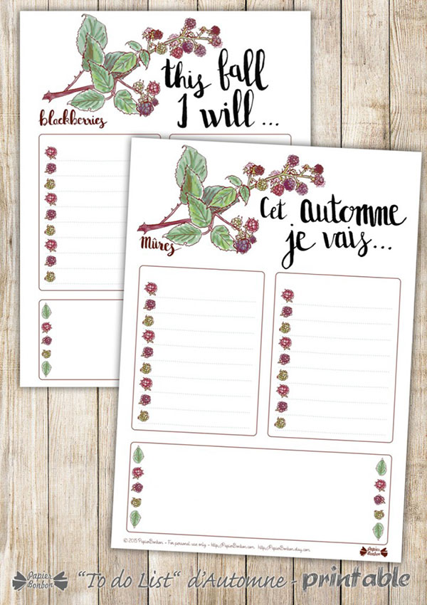 Printable Automne