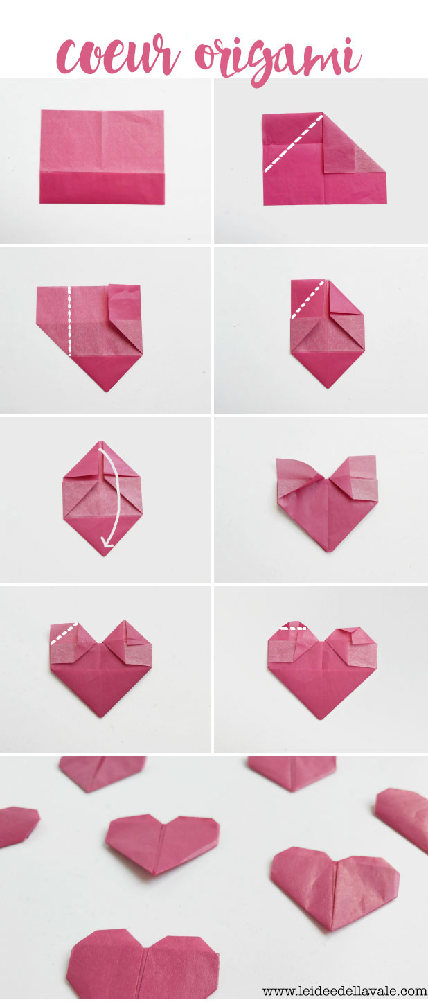 coeur origami