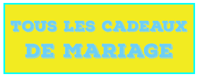 Buton tous les cadeaux de mariage