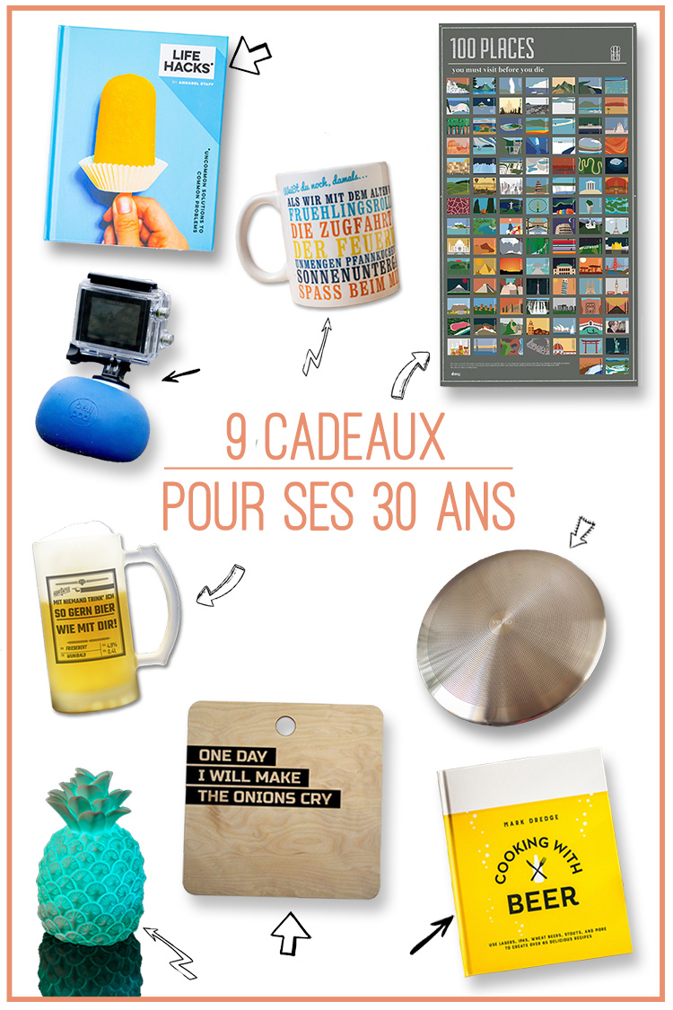 Cadeau homme 30 ans : 9 cadeaux pour marquer le coup !