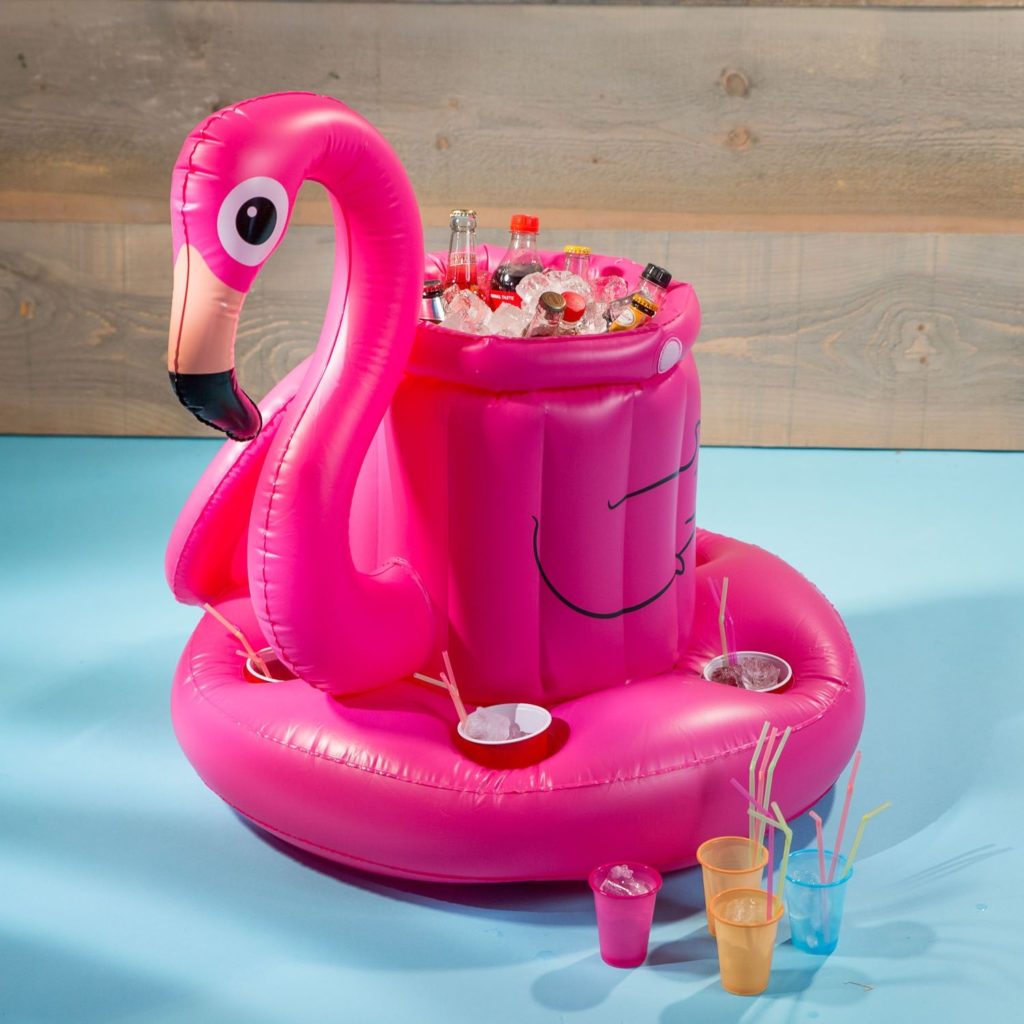 mini-bar flamant rose