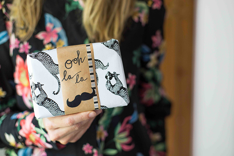 papier cadeau de Noël