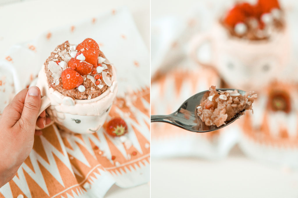 mug cakes pour anniversaire