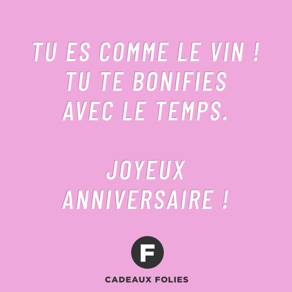 Message d'anniversaire