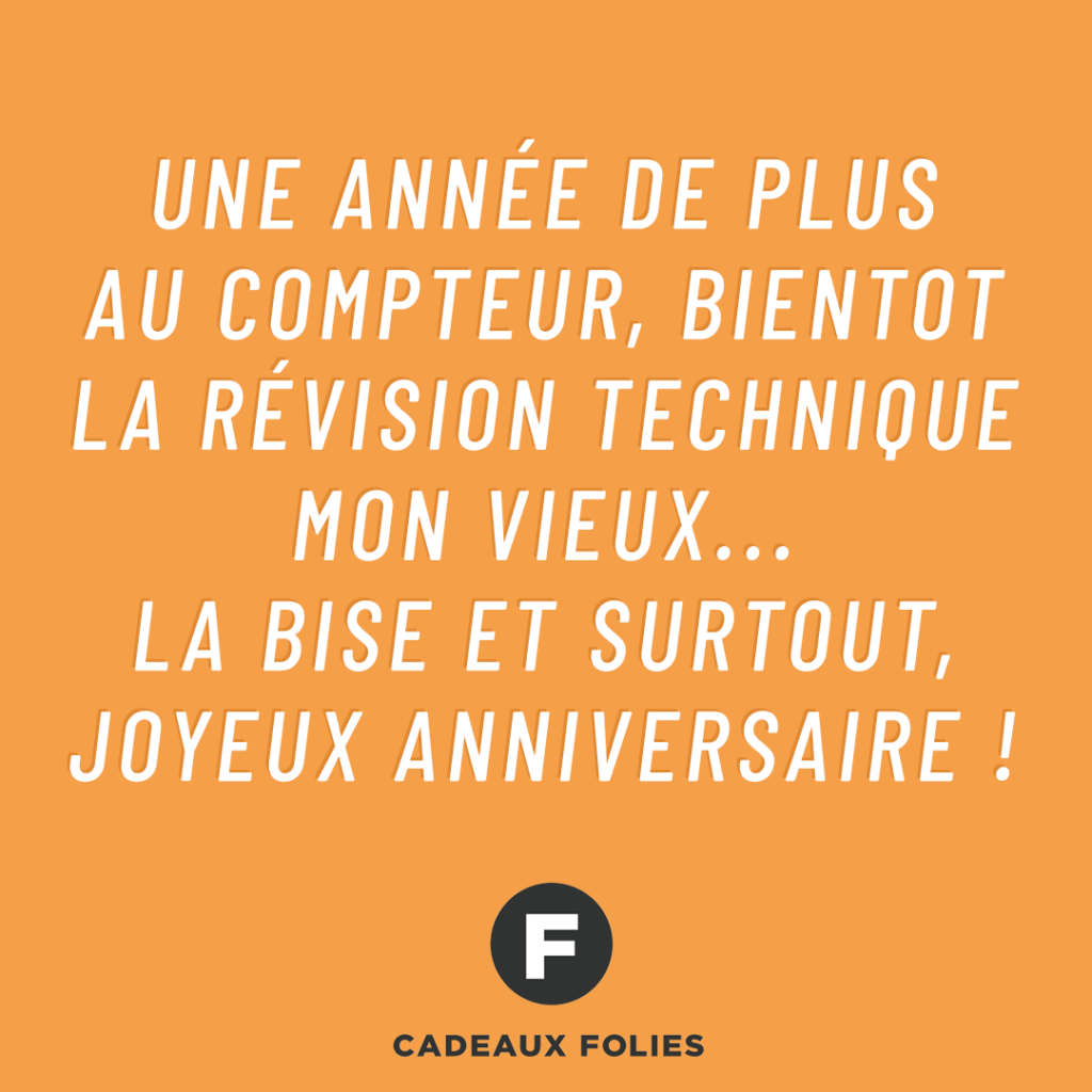 Message d'anniversaire