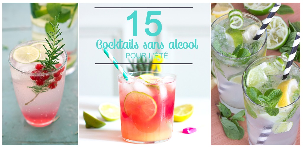 15 recettes faciles de cocktail sans alcool à faire vousmême