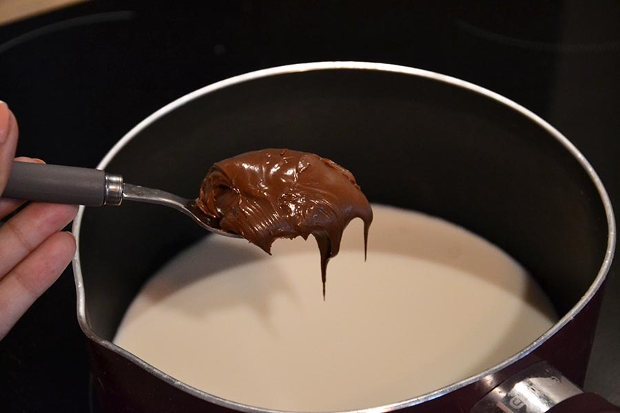 Chocolat chaud nutella