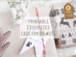 étiquettes cadeaux printables