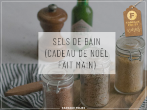 Cadeau de Noël DIY : réaliser des sels de bain aromatisés
