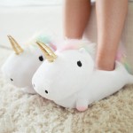 Chaussons licorne