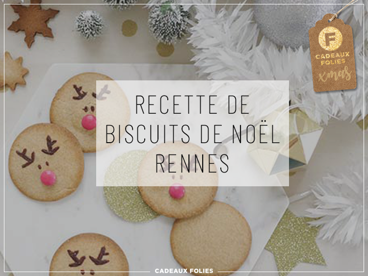 Biscuits rennes de Noël