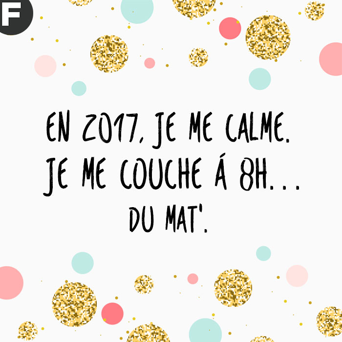 bonne résolution 2017