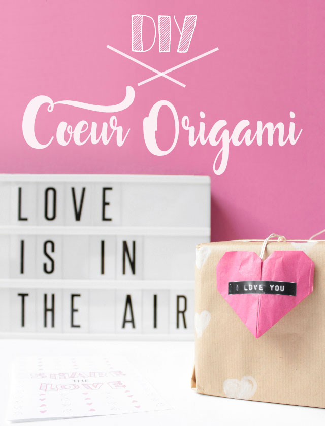 coeur origami