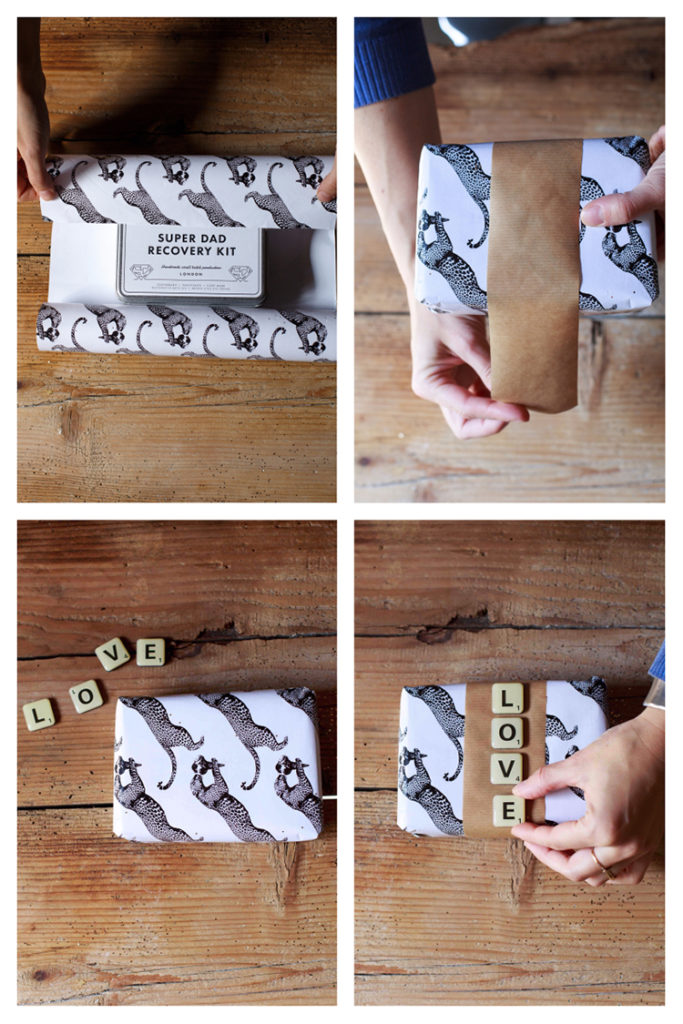 Personnalise ton papier cadeau de Noël avec ces quelques astuces