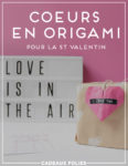 coeur origami