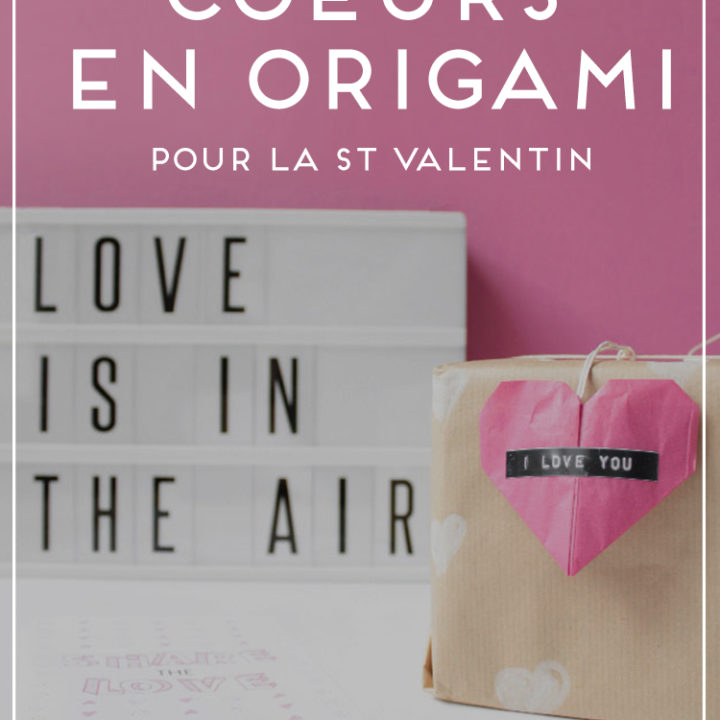 coeur origami