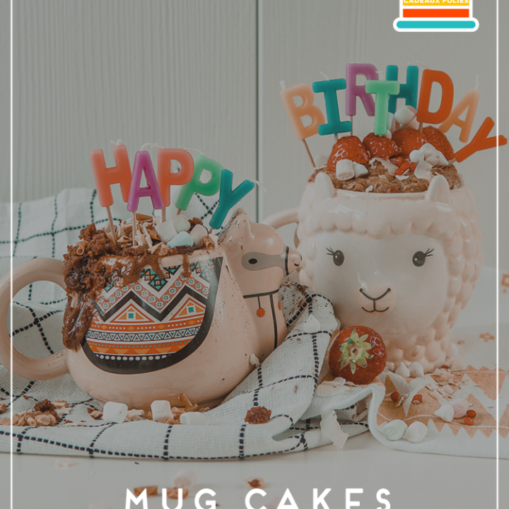 mug cake anniversaire