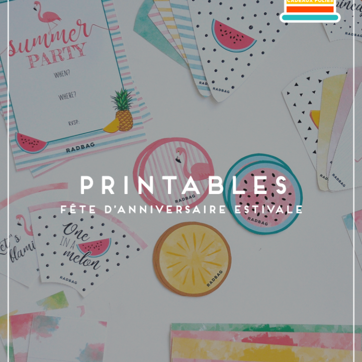 Printables - Fête d’anniversaire d’été