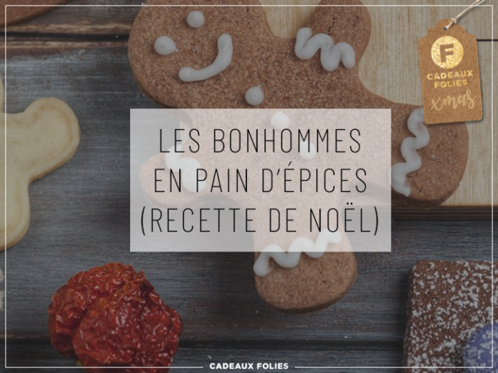 Bonhommes en pain d‘épices de Noël