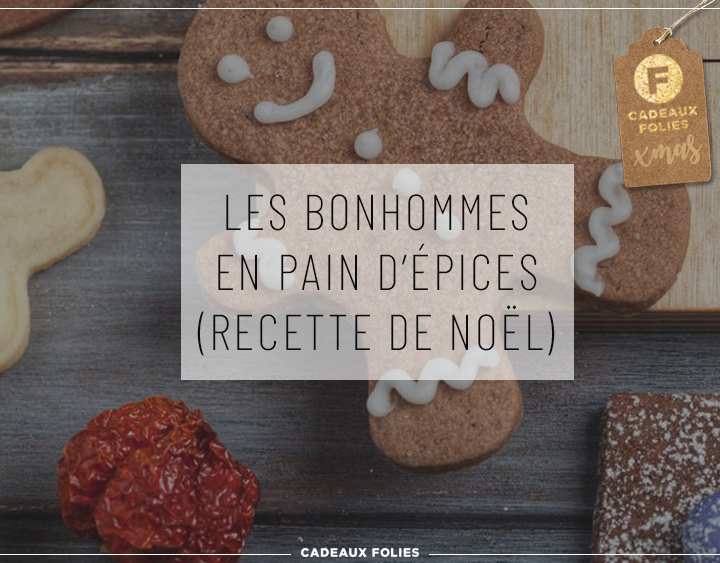 Bonhommes en pain d‘épices de Noël