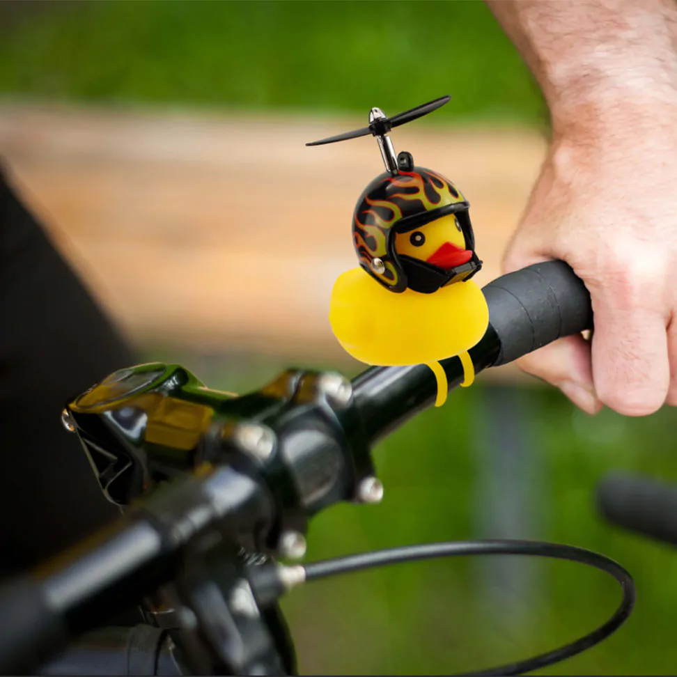 Sonnette canard en plastique pour vélo
