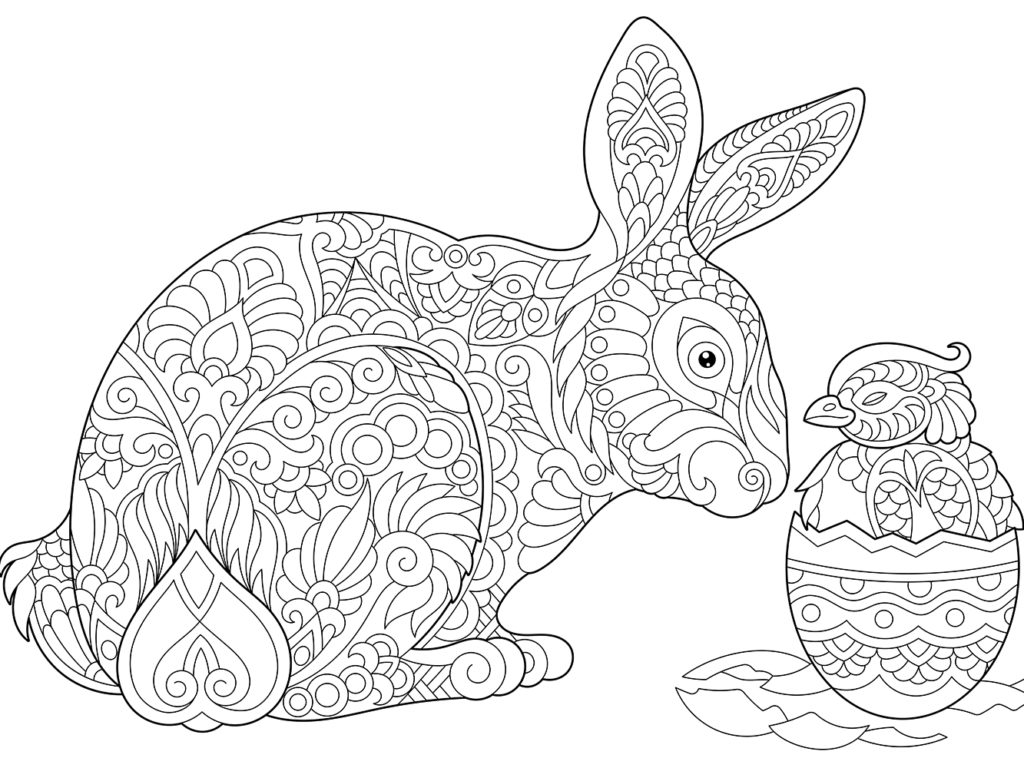 coloriage paques