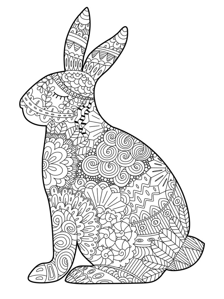 5 Beaux Coloriages De Pâques Pour Enfants Adultes