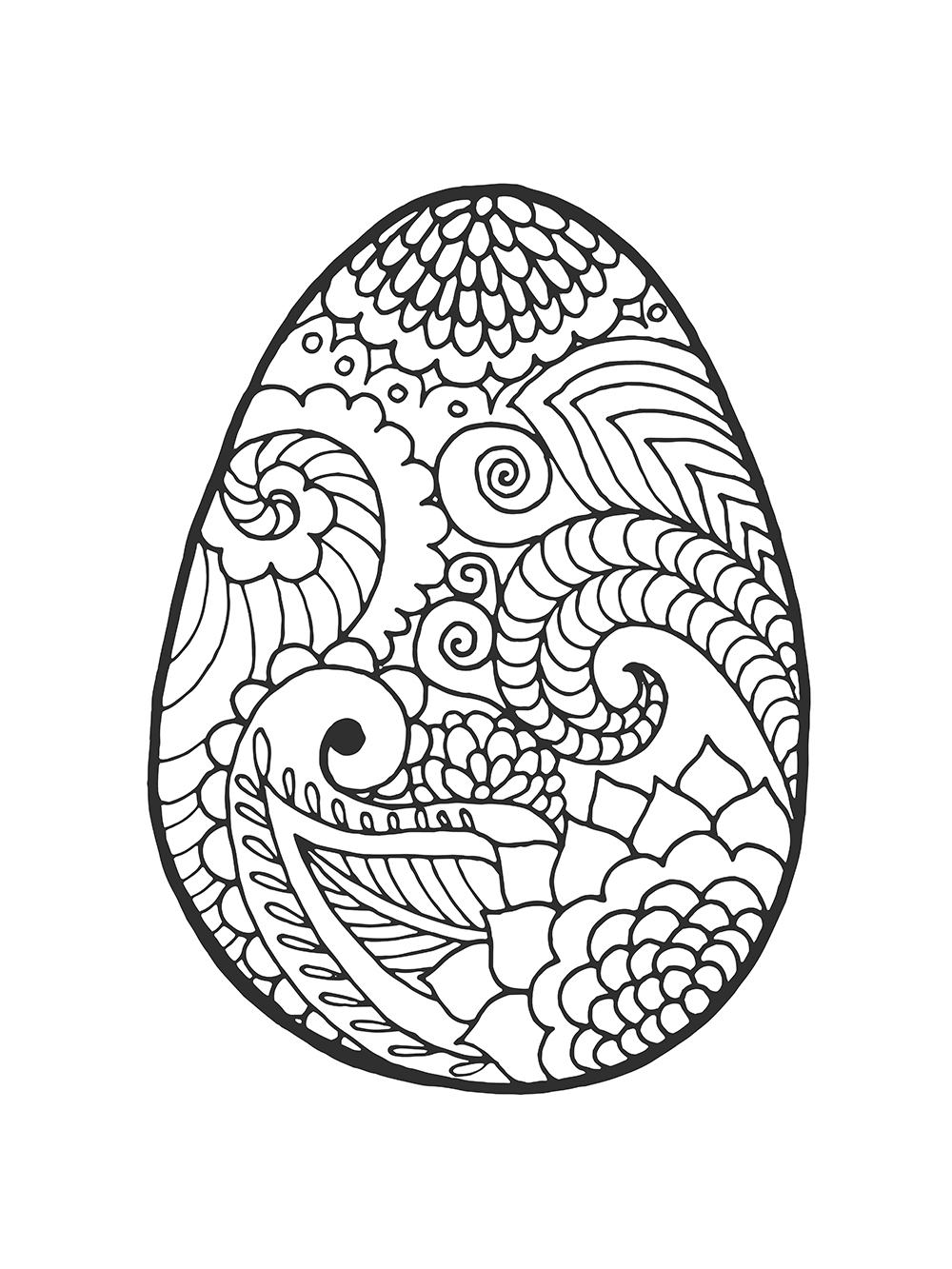 5 beaux coloriages de Pâques pour Enfants & Adultes • •