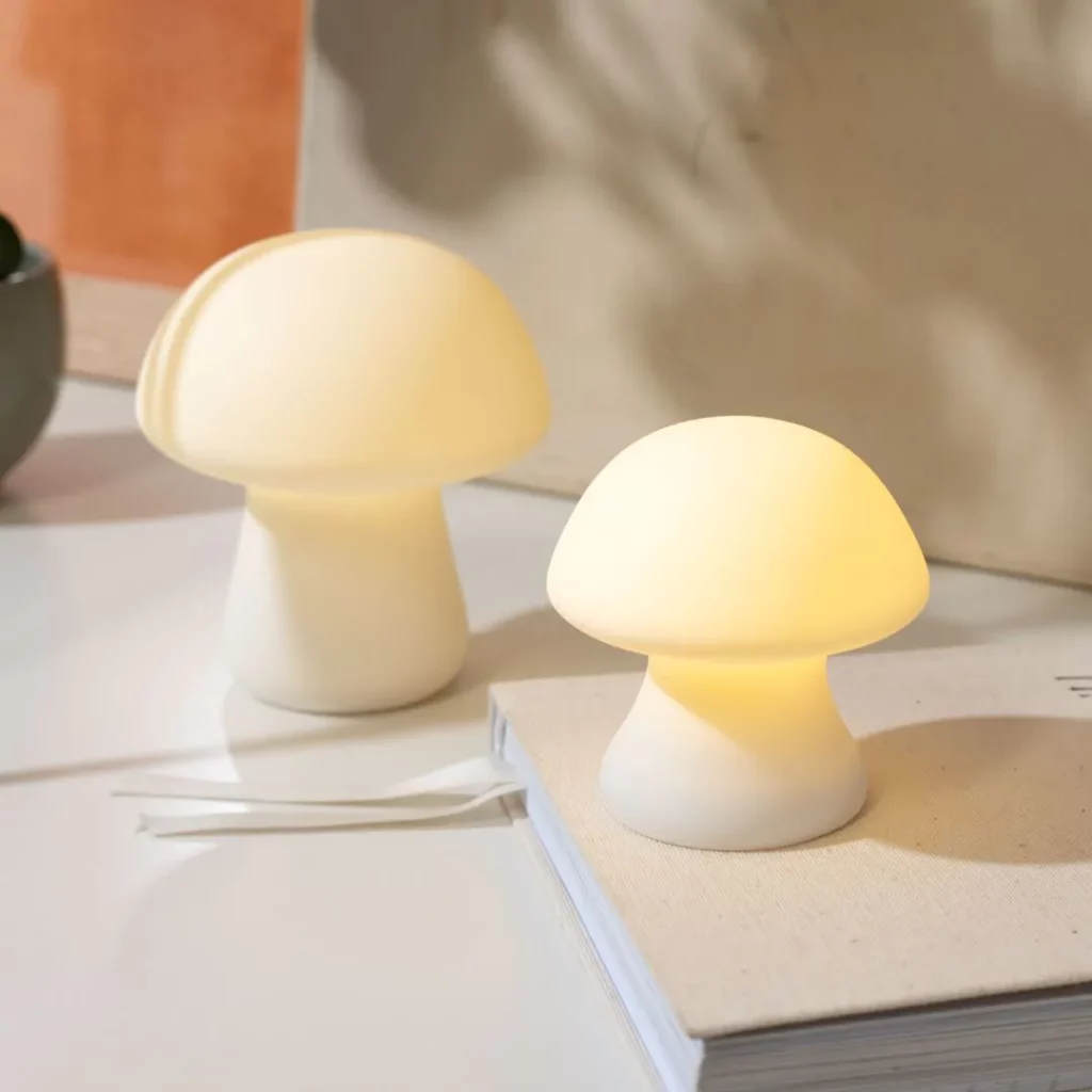 Idée cadeaux pâques pour filles lampes champignons.