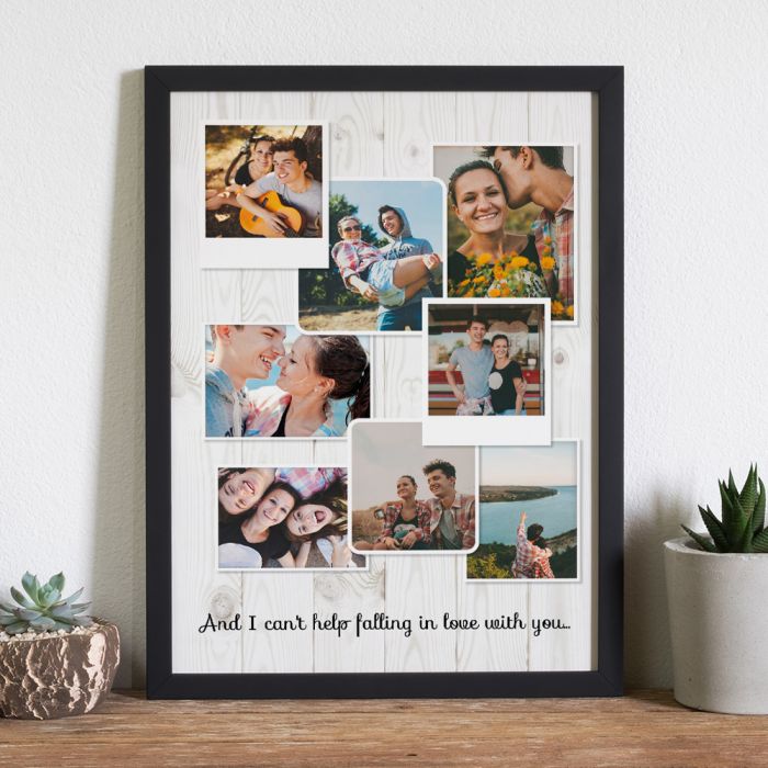 citation mariage Poster Photo Personnalisable - Look Vintage