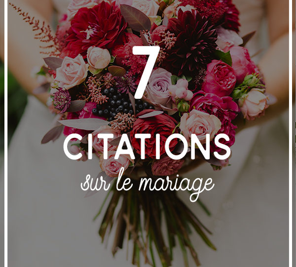 citation mariage