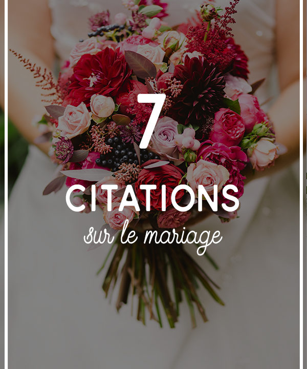 citation mariage