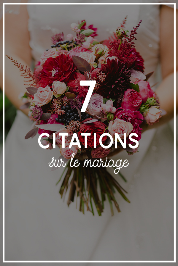 citation mariage