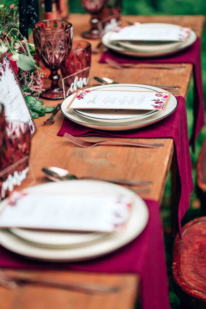 déco table de mariage