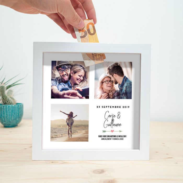 citation mariage Tirelire Personnalisable pour Mariage