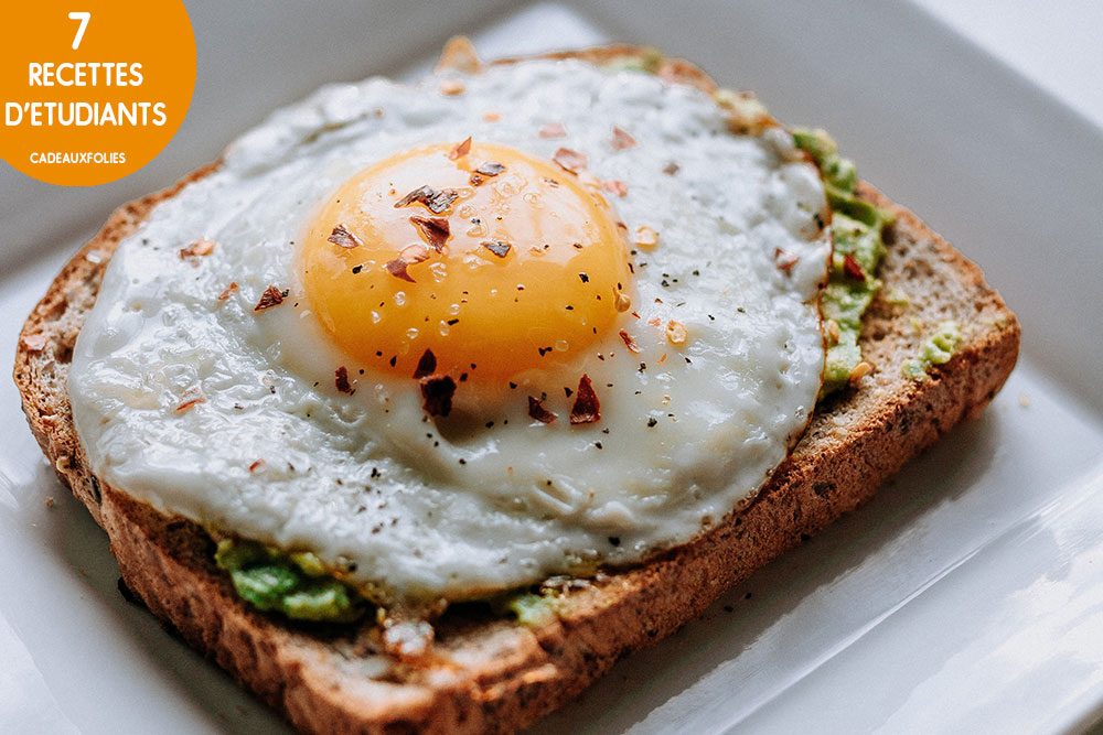 recettes étudiant toast