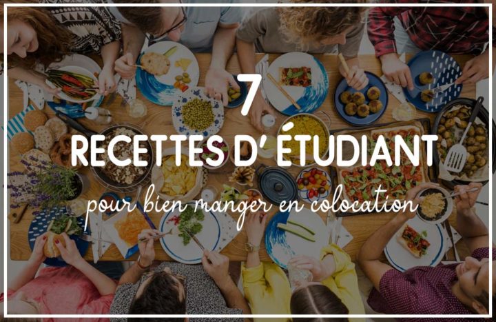 recettes étudiant