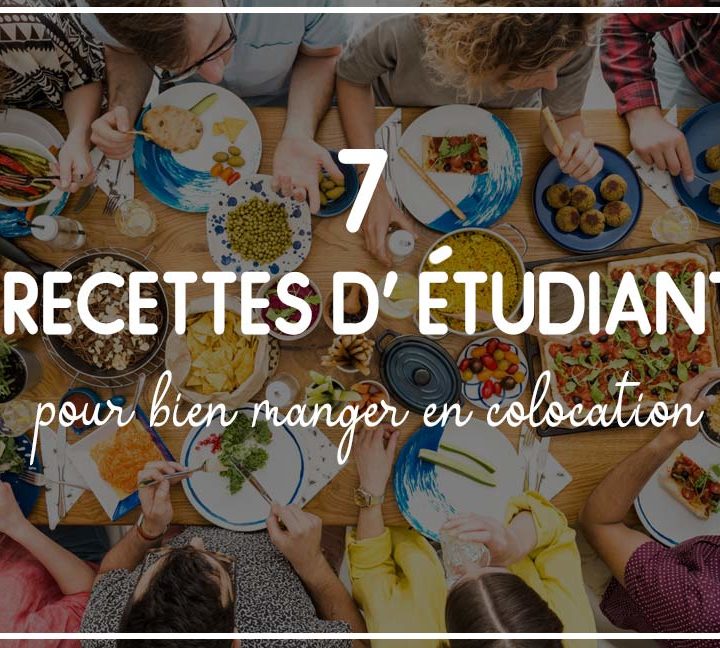 recettes étudiant