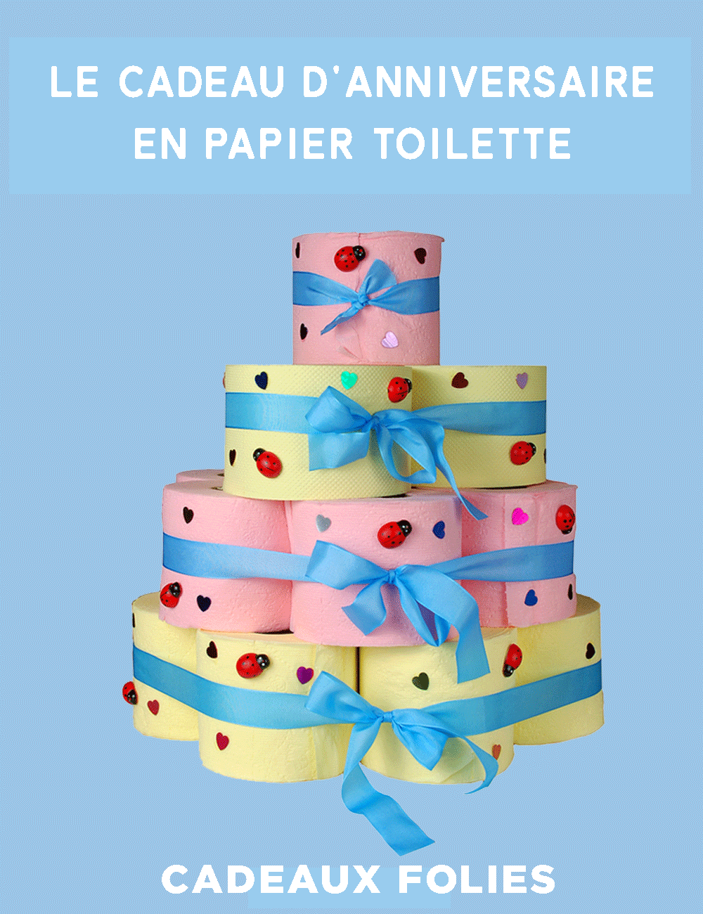 Papier toilette d'anniversaire 1 an de plus
