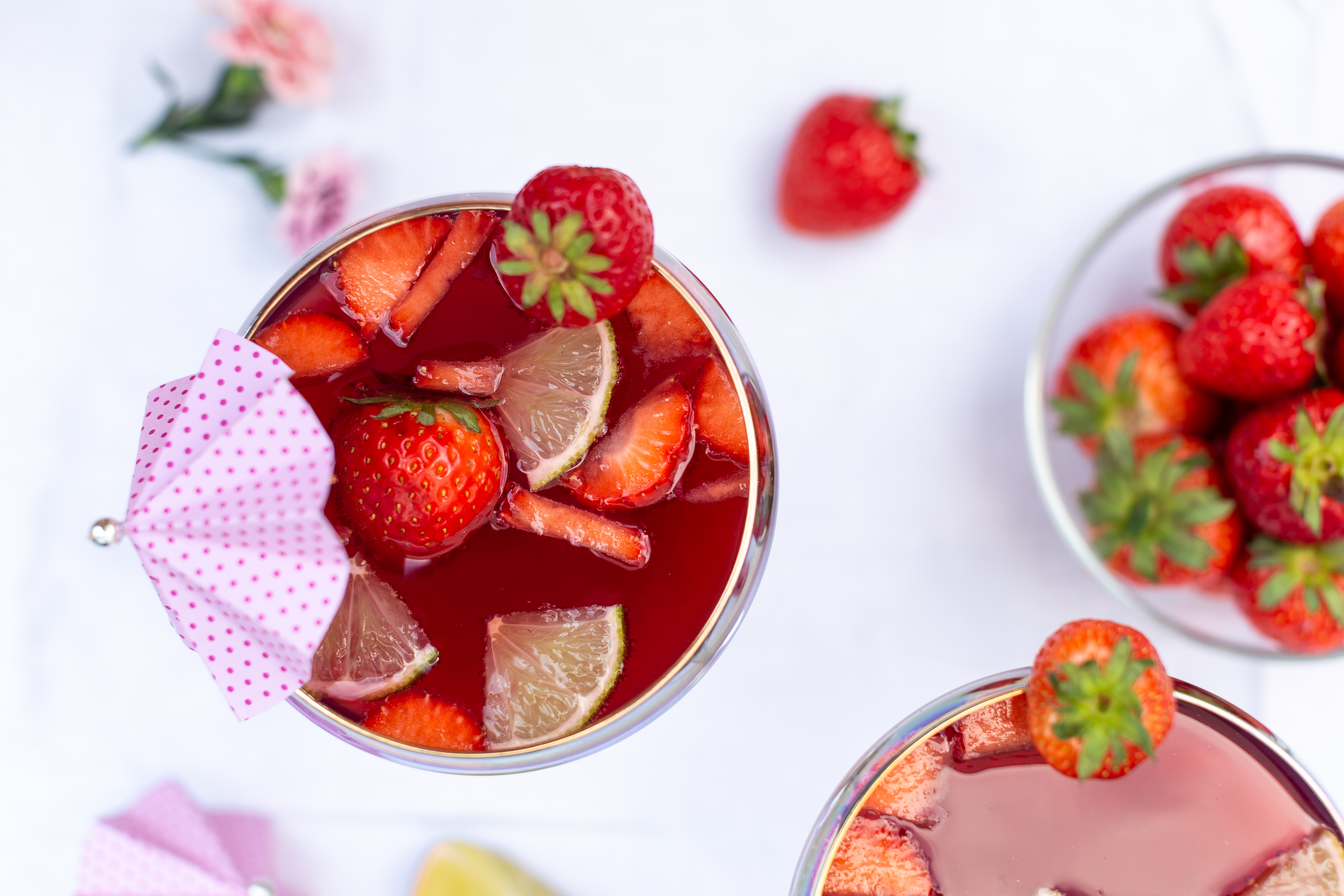 Notre Cocktail de l'été Daiquiri aux fraises