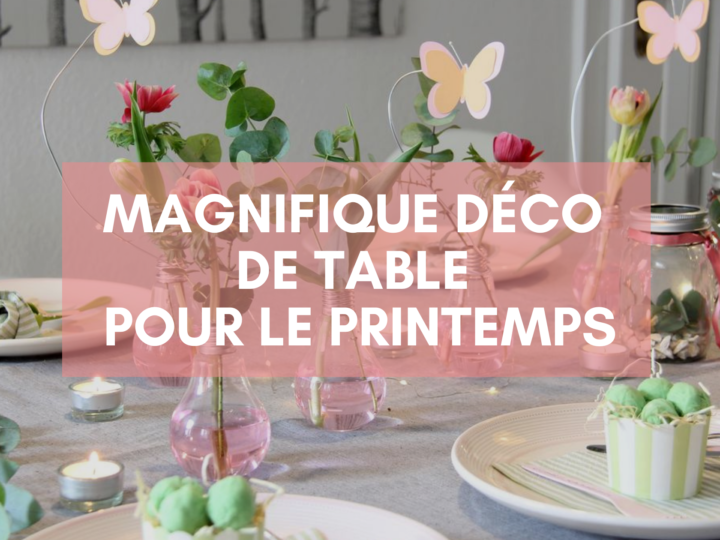 déco de table à faire soi-même