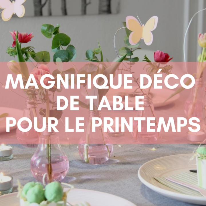 déco de table à faire soi-même