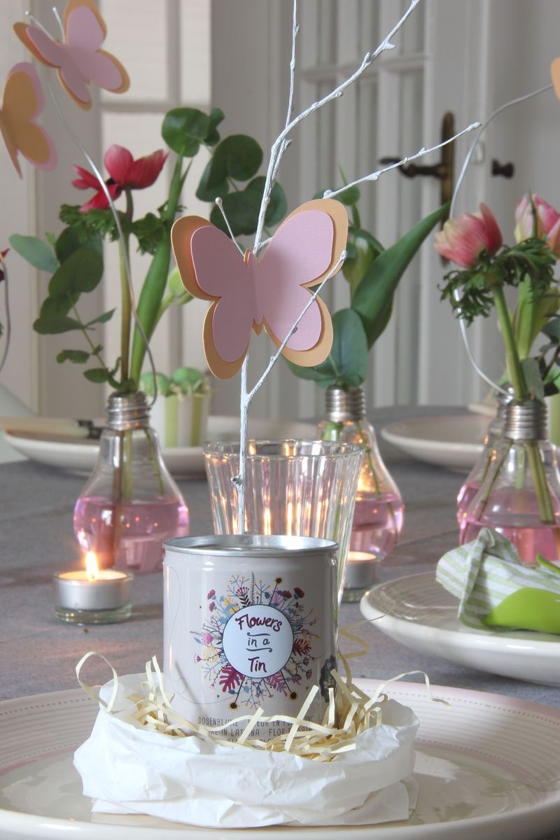 Magnifique déco de table de printemps à faire soimême ! Le Blog de