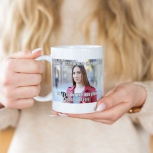 Mug avec une photo au choix et un Mème